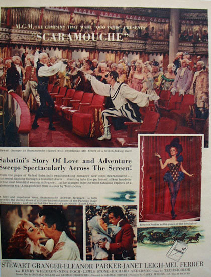 Scaramouche Movie Ad 1952