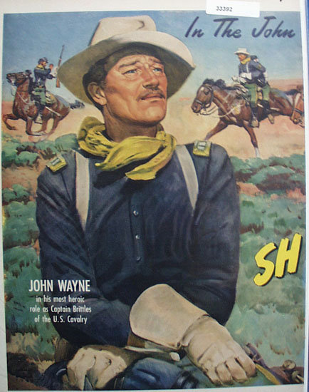 She Wore A Yellow Ribbon Movie Ad 1949