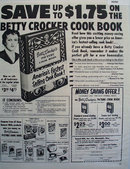 General Mills Betty Crocker Cook Book 1951 Ad