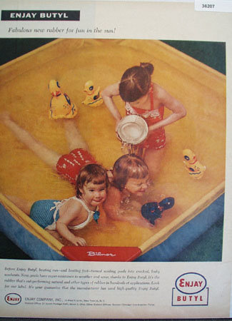Enjay Butyl Rubber 1956 Ad