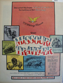 Movie The Missouri Traveler 1958 Ad