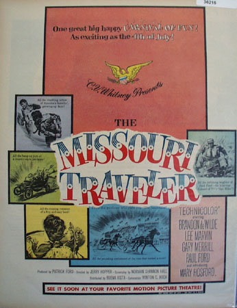 Movie The Missouri Traveler 1958 Ad