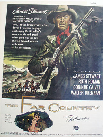 Movie The Far Country 1955 Ad