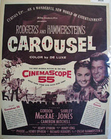 Movie Rogers And Hammersteins Carousel 1956 Ad