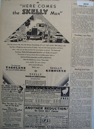Skelly Oil And Gasoline 1930 Ad