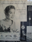 Elgin Lady Elgin Twilight Watch 1957 Ad