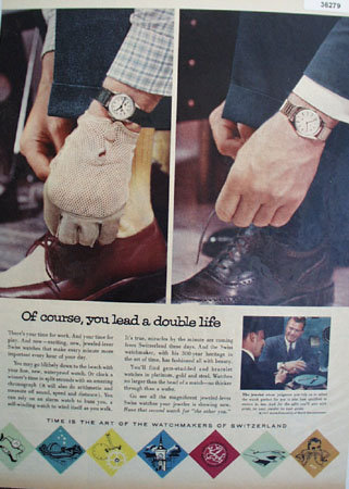 Watchmakers Of Switzerland 1958 Ad