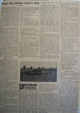 Dan Emmet Authur of the song Dixie 1930 Article