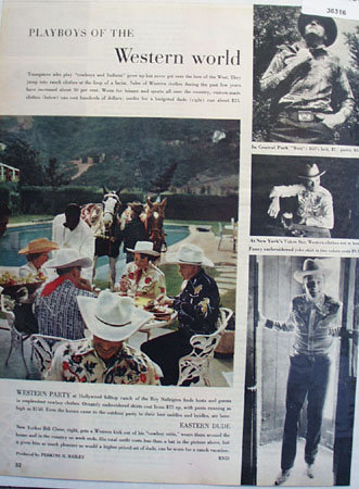 Playboys of the Western World 1956 Article