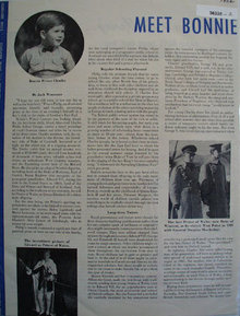 Meet Bonnie Charlie Prince of Wales 1952 Article