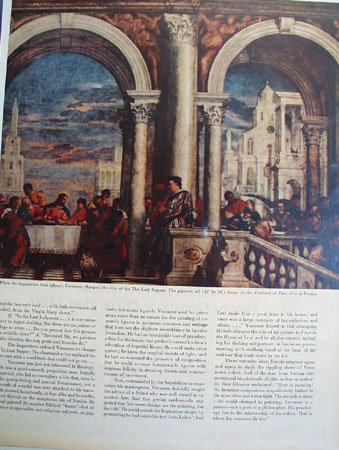 Veronese The Story Behind The Painting 1956 Article