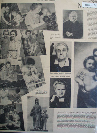 Prairie Farmer Mothers 1938 Article