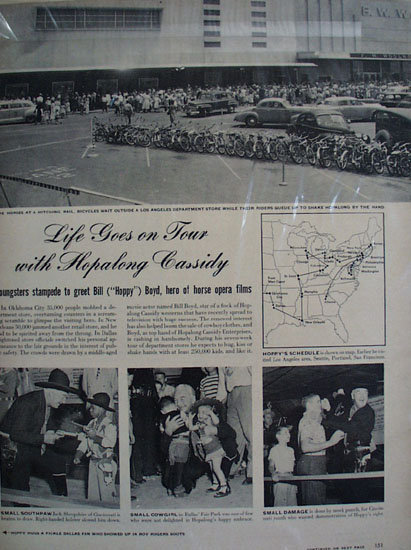 Hopalong Cassidy Ad 1949.