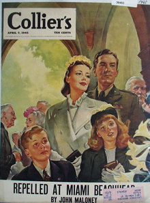 Colliers Magazine Cover 1945