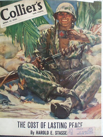 Colliers Magazine Cover 1945