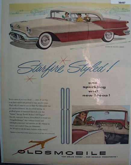 Oldsmobile Starfire Styled 1956 Ad