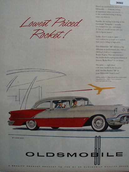 Oldsmobile Rocket 88 1956 Ad