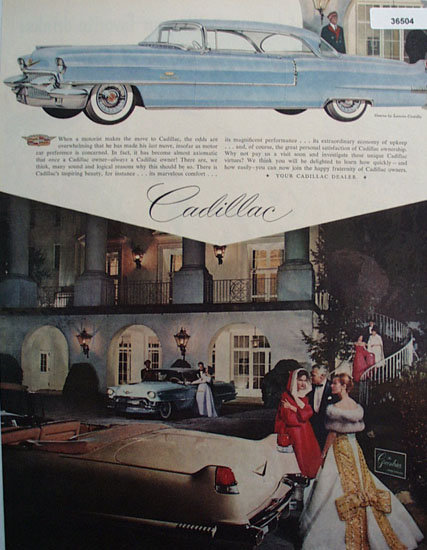 Cadillac 1956 Ad