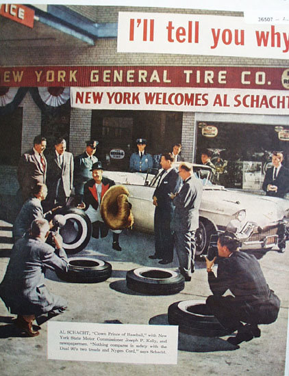 General Dual 90 Tire 1957 Ad