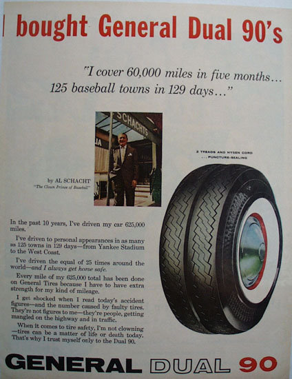 General Dual 90 Tire 1957 Ad
