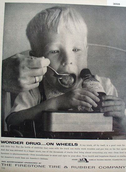 Firestone Tire and Rubber Co. 1957 Ad