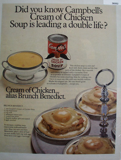 Campbells Cream Of Chicken Soup 1969 Ad