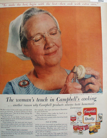 Campbells Products 1958 Ad