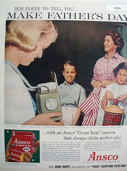Ansco Great Year Camera 1956 Ad