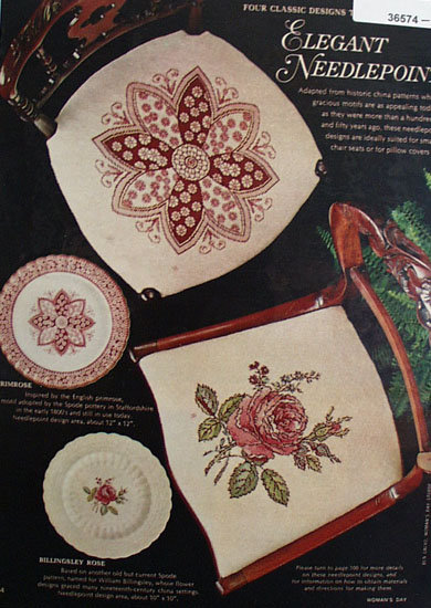 Elegant Needlepoint 1966 Ad