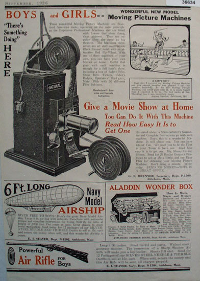 Order by Mail 1926 Ad