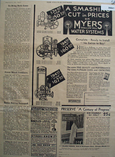 Order By Mail 1934 Ad