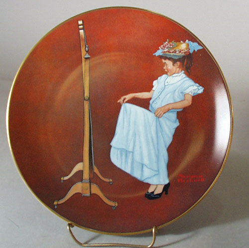 Norman Rockwell Collector Plate Almost Grown Up