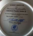 Norman Rockwell Collector Plate Almost Grown Up