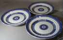 WA & S Dagger Border 3 Soup Bowls