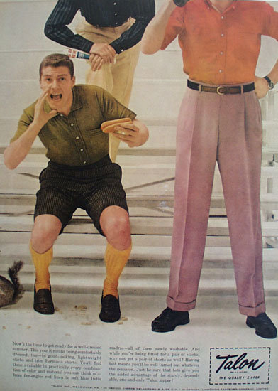 Talon Quality Zipper 1956 Ad