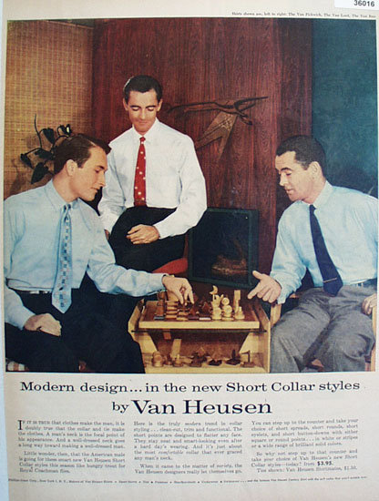 Van Heusen Shirt 1953 Ad