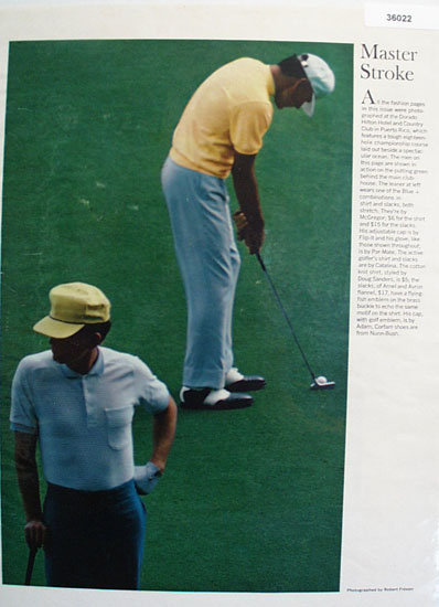Golf Clothes By McGregor And Catalina 1965 Ad