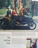 Knitted Clothes Stephens College Girls 1957 Ad