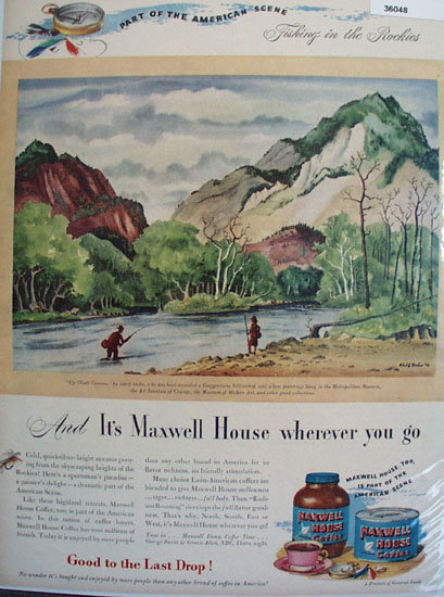 Maxwell House Coffee 1946 Ad