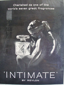 Revlon Parfum Intimate 1961 Ad