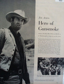 Jim Arness Hero Of Gunsmoke 1957 Article