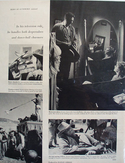 Jim Arness Hero Of Gunsmoke 1957 Article