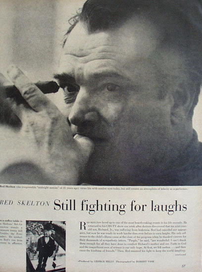 Red Skelton 1957 Article And Pictures