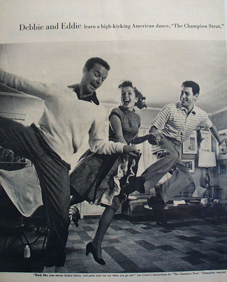 Debbie Reynolds And Eddie Fisher 1955 Article