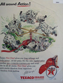 Texaco Products 1956 Ad