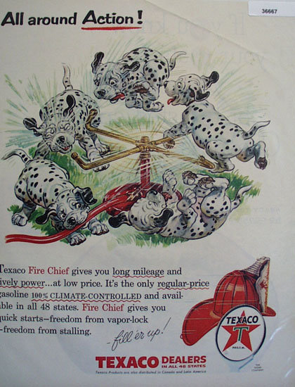 Texaco Products 1956 Ad