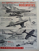 F.W. Woolworth Co. Model Airplanes 1957 Ad