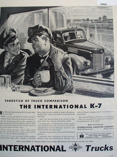 International Trucks 1946 Ad
