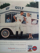 Gulfpride Worlds Finest Motor Oil 1957 Ad.