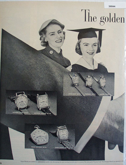 Gruen Precision Watch 1951 Ad